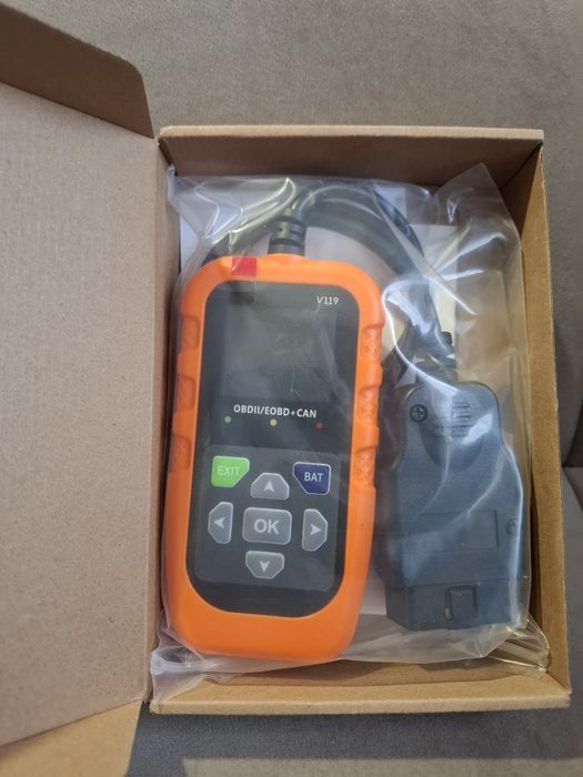 Skaner diagnostyczny OBD2 V119 – czytnik błędów auta – nowy