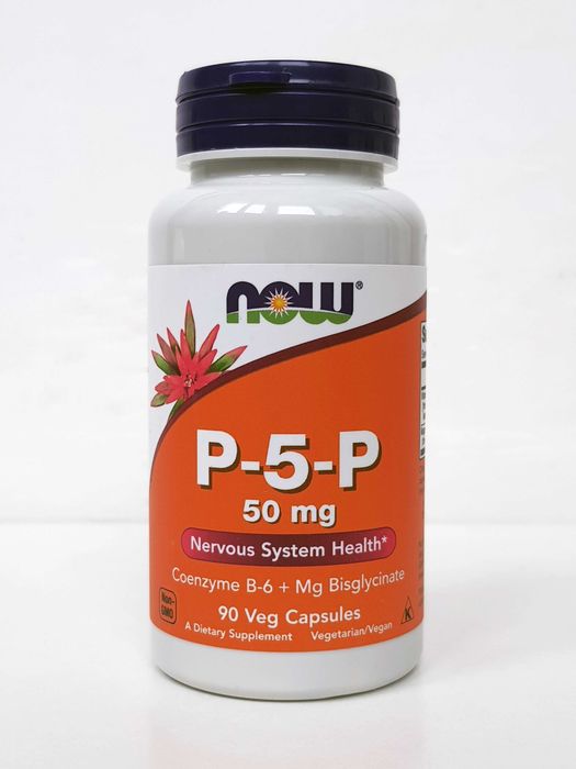 Вітамін B6 піроксидаль-5-фосфат Now Foods P-5-P, 50 мг, 90 капсул