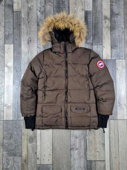 Canada goose S męska kurtka puchowa zimowa z futrem parka