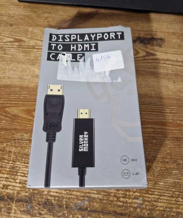 Kabel Silver Monkey DisplayPort 1.4 - HDMI 1,8 m (4156)