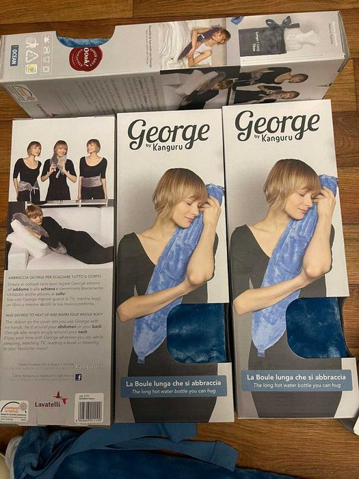 грілка велика з плюшевим чохлом