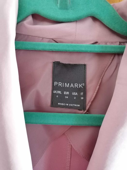 Casaco/gabardine/trench coat rosa