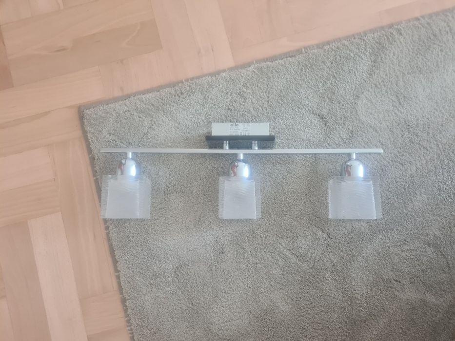 Lampa sufitowa chrom.