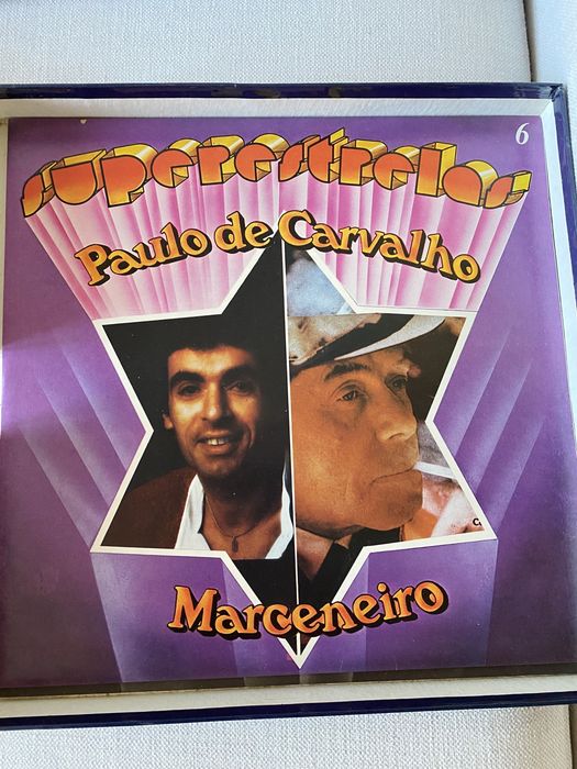 Coletânea de 9 discos de vinil “Superestrelas da Música Portuguesa”