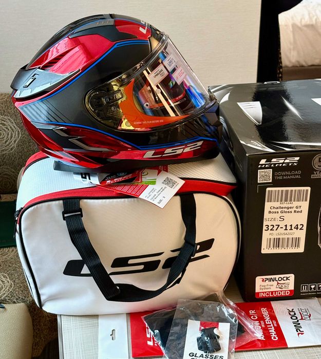 Capacete NOVO LS2 Challenger Carbon/Kevlar (40% DESCONTO) Tam S