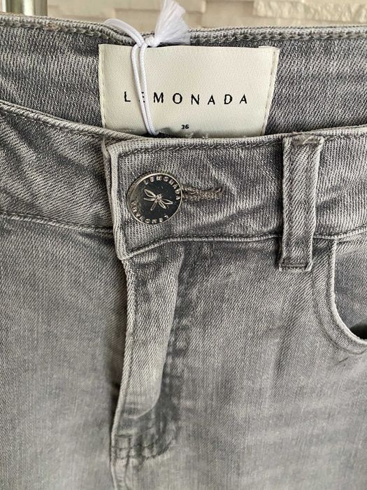 Lemonada nowe szare dżinsy mom fit elastyczne