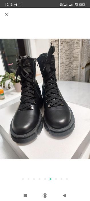 Зимові чоботи з натуральної шкіри