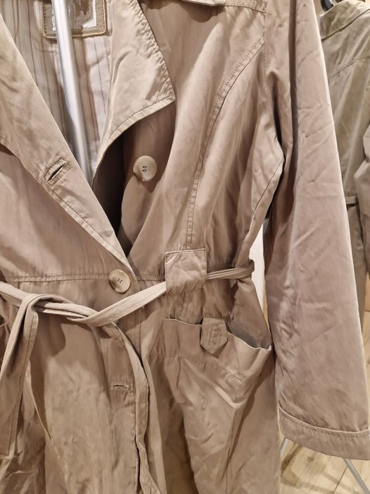 Płaszcz damski prochowiec khaki