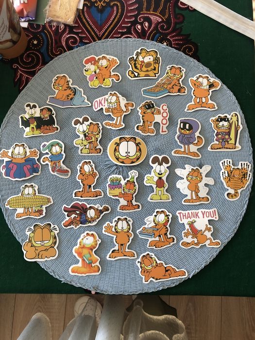 Autocolantes novos garfield