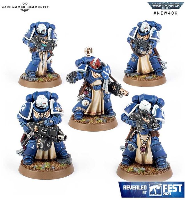 Warhammer 40k Space Marines 5 Sternguard Veterans з боксу Leviathan