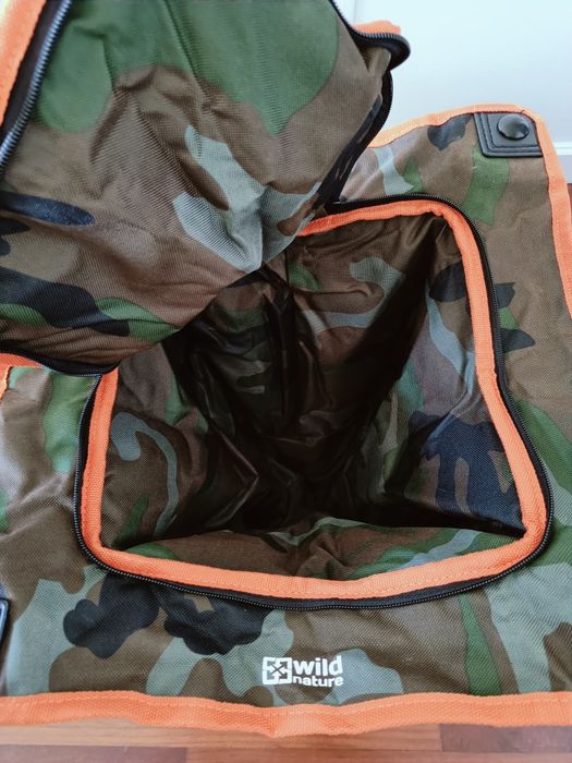 Campismo mesa de apoio com bolsa térmica