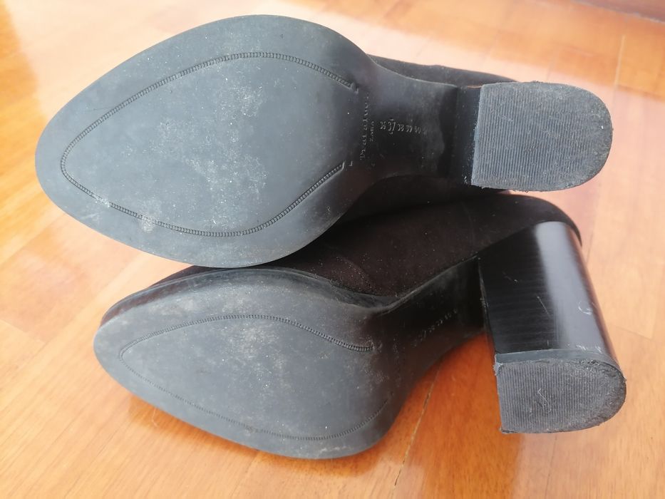 Bota preta estilo botim