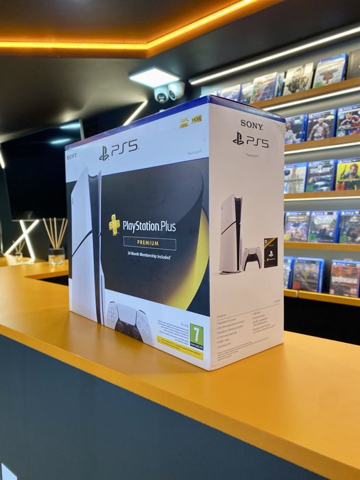 Нова PlayStation 5 Slim з підпискою PS Plus Premium на 24 місяці