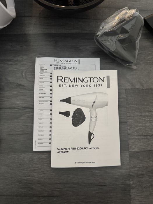 Suszarka do wlosow z jonizacją remingtown jak nowa