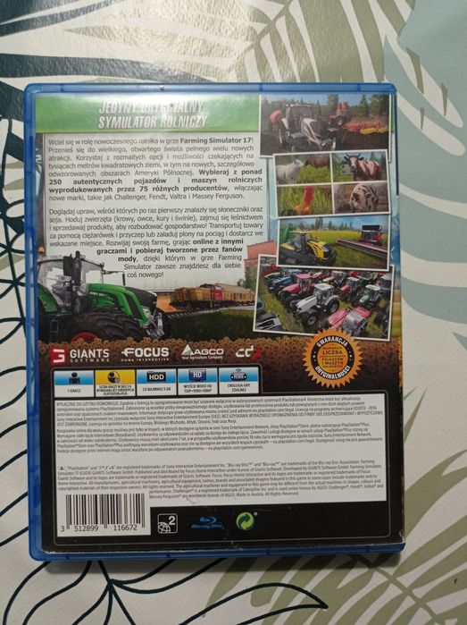 Sprzedam grę Farming Simulator 17 PS4