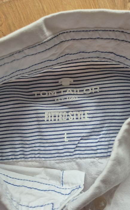 Biała męska koszula Tom Tailor