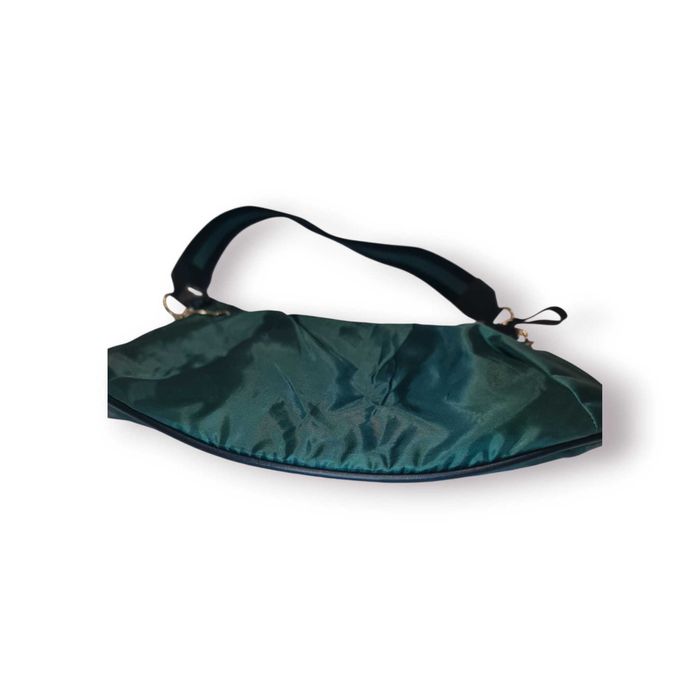 Bolsa Feminina Verde Nylon / Alça Larga Removível