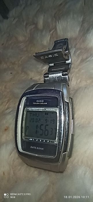 Zegarek casio data bank
