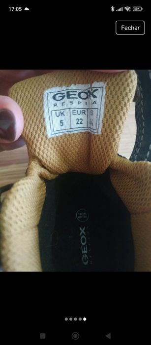 Botas Geox tamanho 22