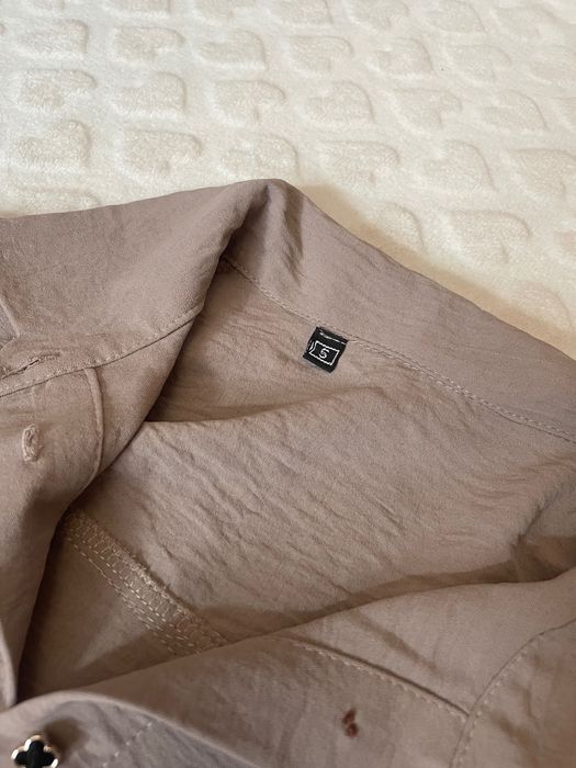 Бежевий комплект (сорочка + штани)