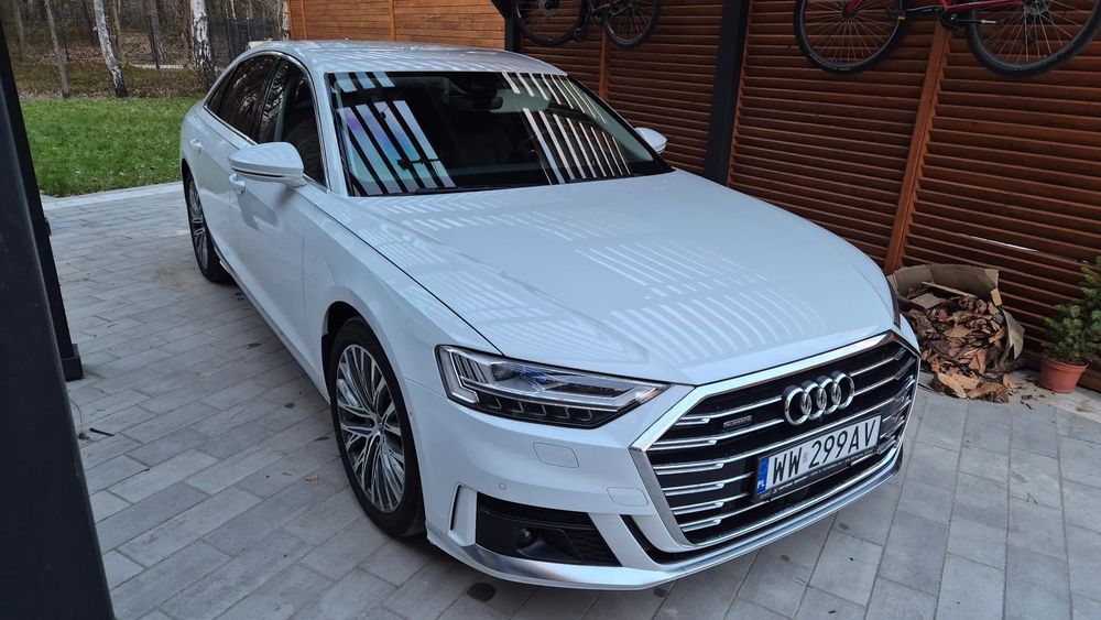 Audi A8 Audi A8 55TFSI, mały przebieg, bezwypadkowy, oryginalny lakier, serwis