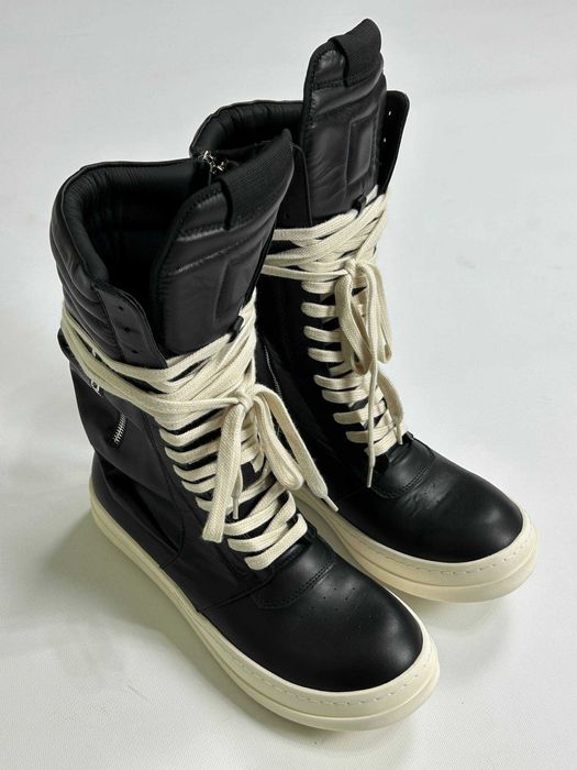 Rick Owens CargoBasket кеди кеды ботинки geobasket чорні черные 42 43