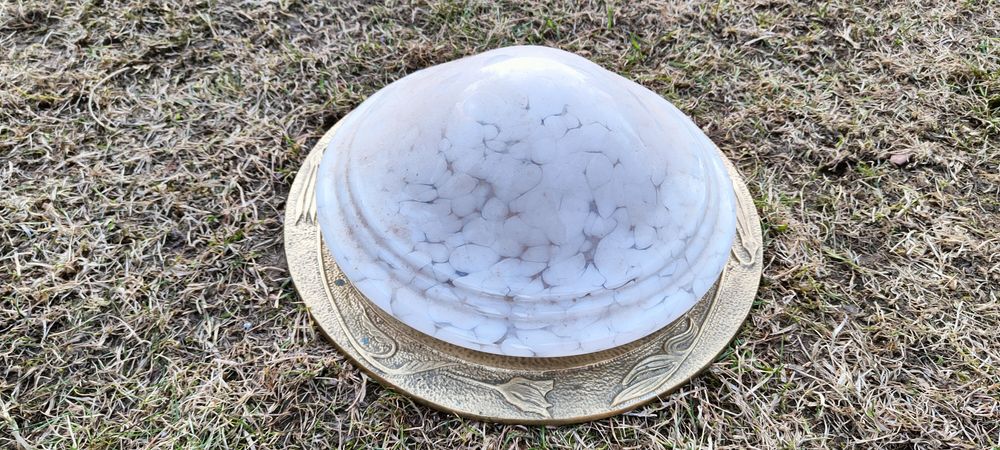 Lampa mosiężna duża plafon