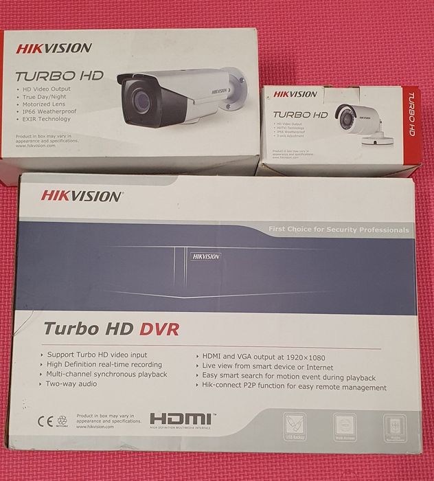 Hikvision kamery rejestrator okablowanie