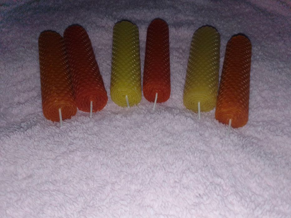 Свічки з вощини 15см