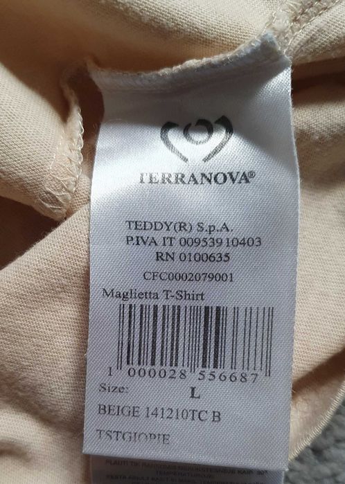 T-shirt dziewczęcy Terranova, rozmiar L.