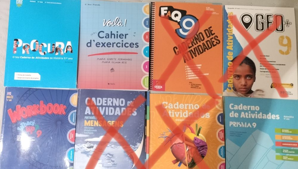 Fichas exercícios 9 ano