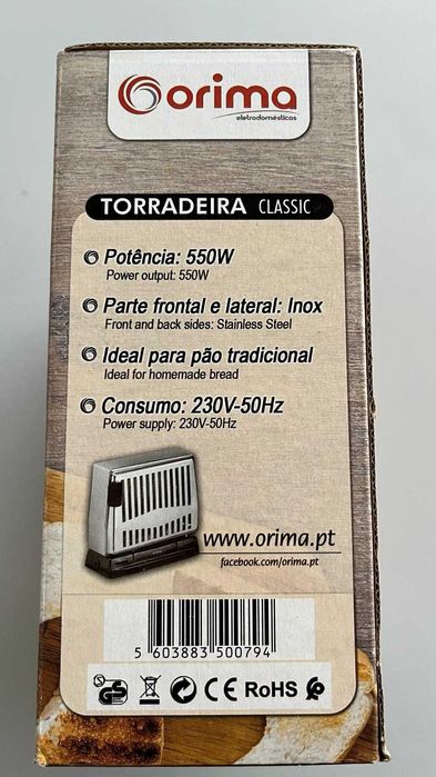 Torradeira Clásica Inox