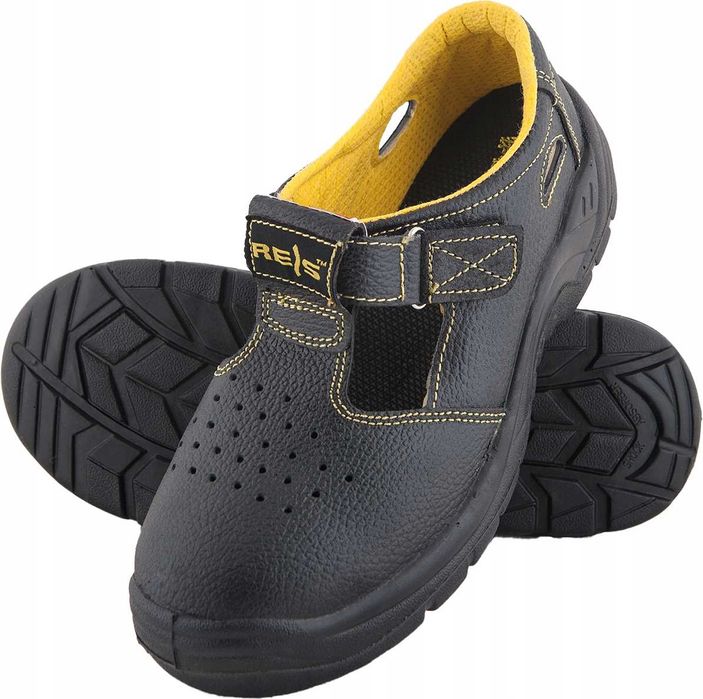 Buty bezpieczne / reis / czarno-żółty / rozmiar 45 / bryes-s-sb_45