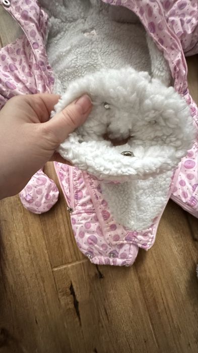 Зимовий комбінезон для дівчинки