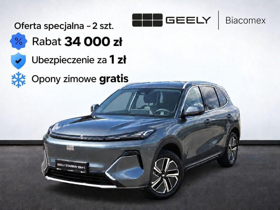 Geely Starray PRO Hybryda Plug-in 34000 zł rabatu z ubezpieczeniem za 1zł 2026