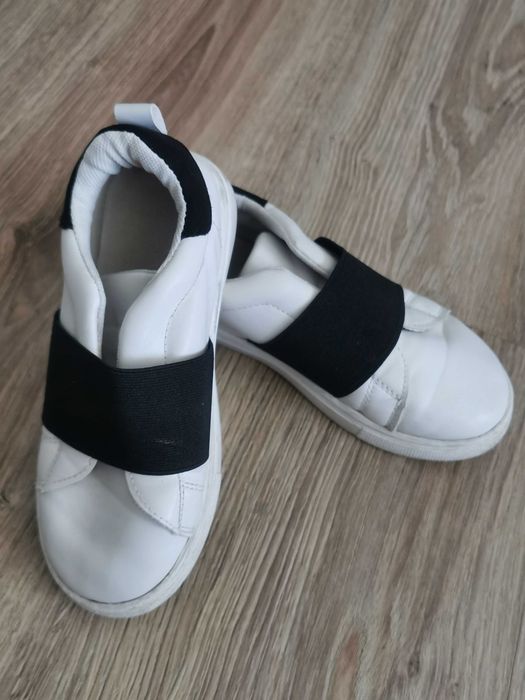 adidasy chłopięce białe wsuwane 30 wkładka 19,5 cm