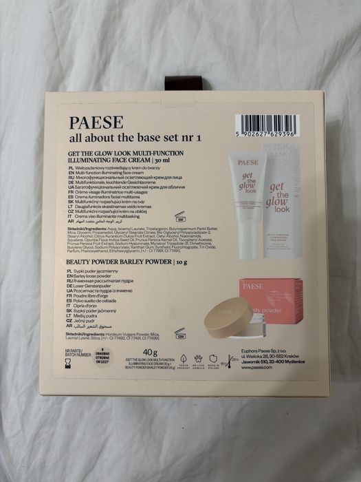Zestaw Paese puder + krem