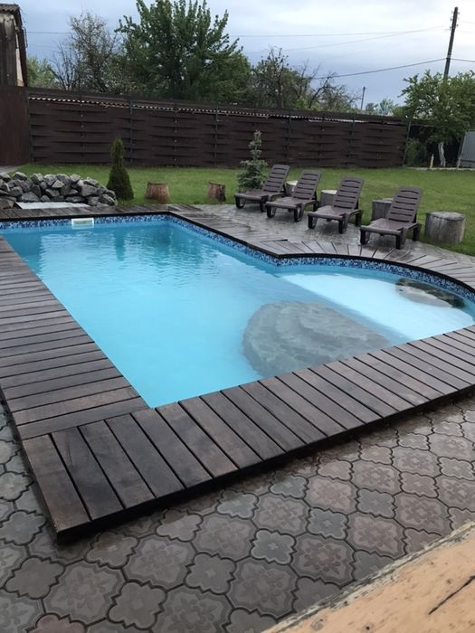 ДОМ-ТЕРЕМ-г.СУМЫ- ПОСУТОЧНО (сауна и бассейн)+БАССЕЙН (3.5*7*1,8 м)