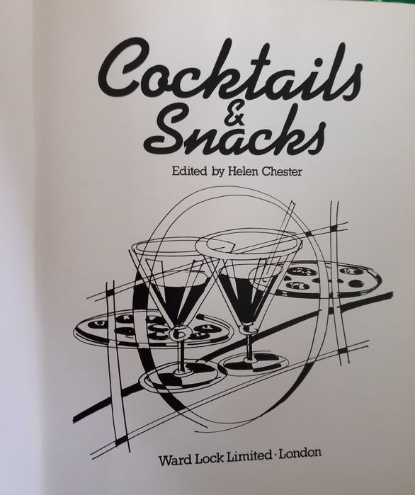 Livro - Cocktails e Snacks em inglês- portes incluídos