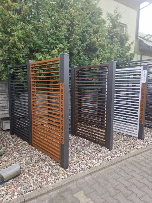 Ruchoma deseczka metalowa panel żaluzjowy pergola zabudowa tarasu