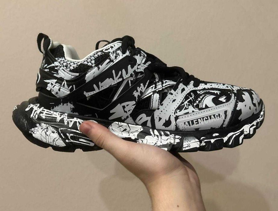 Кожаные кроссовки Balenciaga Track 2 кросівки баленсіага трек (36-45)