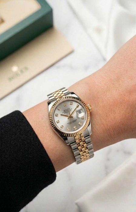 Zegarek Rolex Lady Datejust 26mm srebrna tarcza