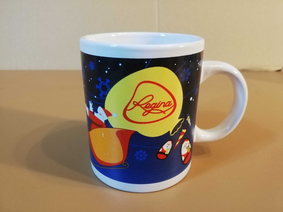 Caneca Chocolates Regina, Pai Natal no Trenó