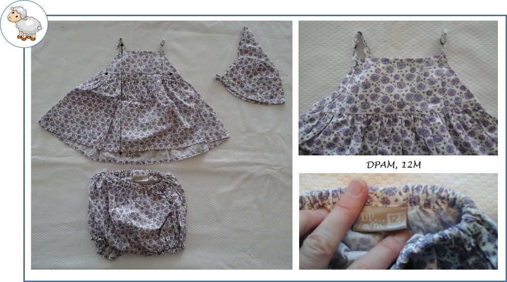 0-12Meses Menina Primavera/Verão - calções e conjuntos