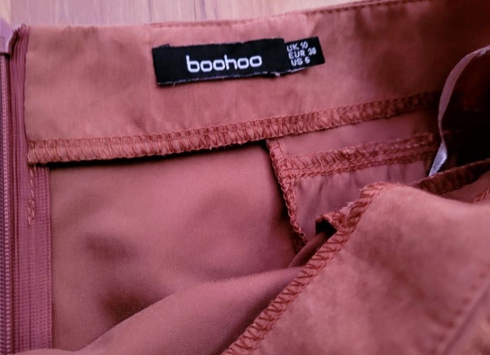 Brązowa spódnica Boohoo S/M