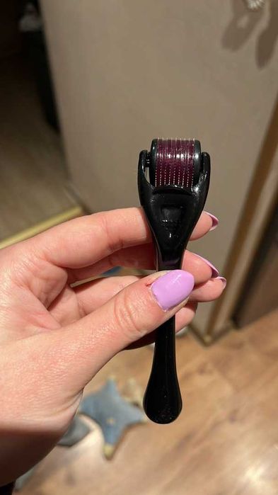 Wałek roller igły do twarzy brody