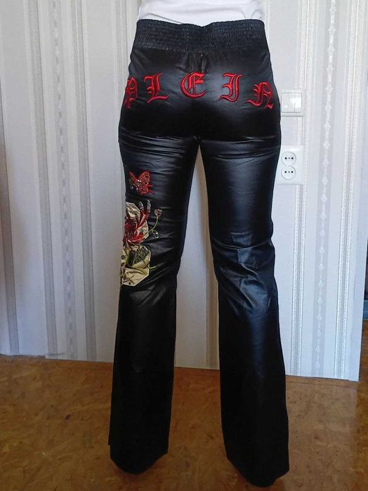 Брюки Philipp Plein эксклюзив декор ручной работы люкс