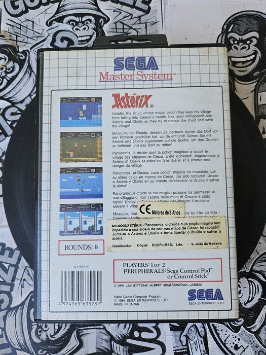Asterix | SEGA Master System | Original Box | No Manual
