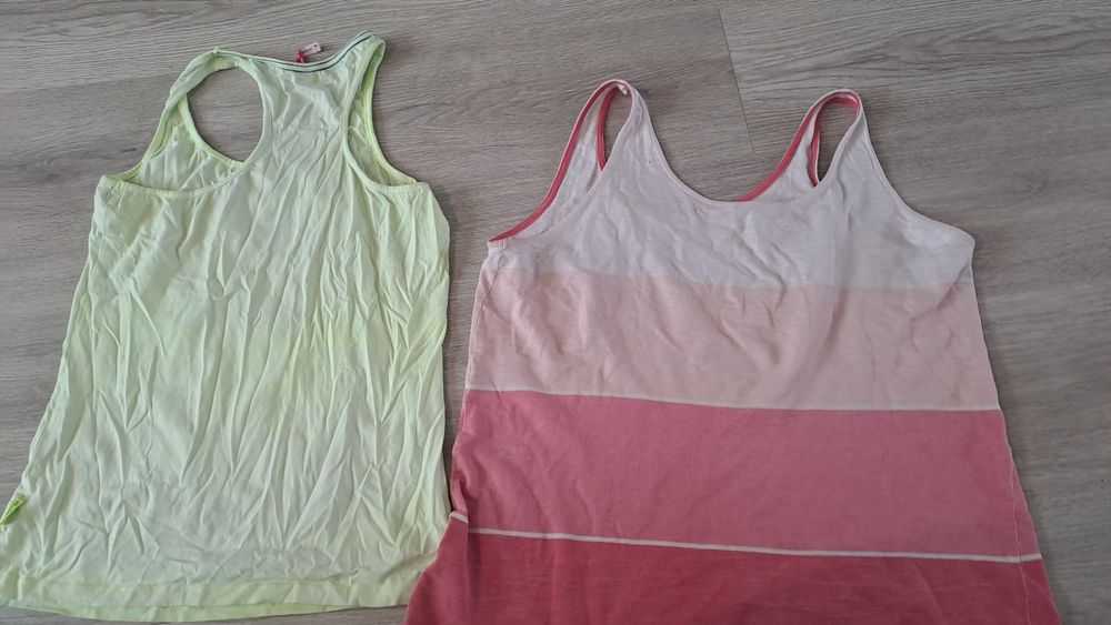 Zestaw 2 Podkoszulki T-shirty rozmiar L Crop