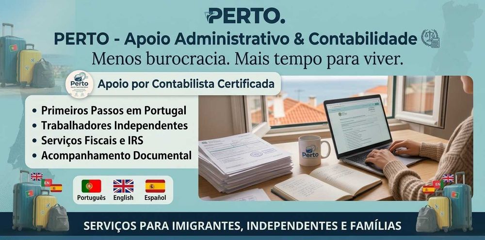 Apoio Administrativo & Contabilidade (por Contabilista Certificado) | PT • EN • ES